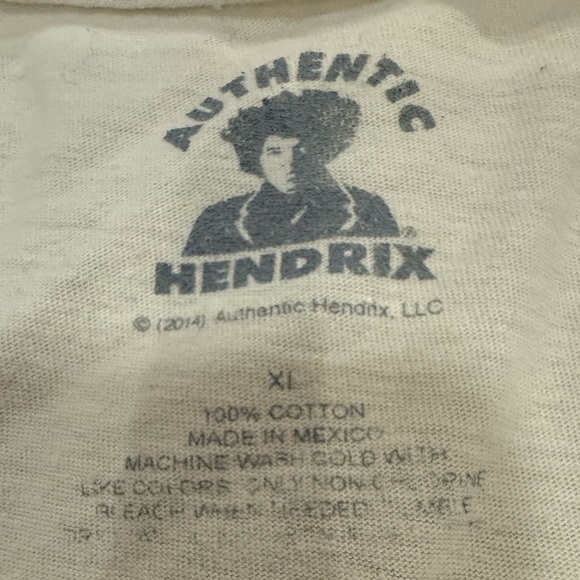 Y2K Jimmy Hendrix T-Shirt X- Large - Picture 3 of 3
